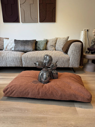 Hondenbed Box Xavi Teddy Copper in 2 maten by Overseas