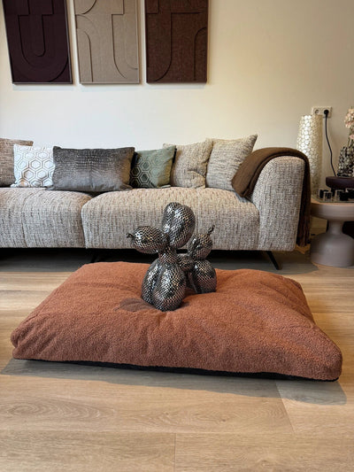 Hondenbed Box Xavi Teddy Olive in 2 maten by Overseas