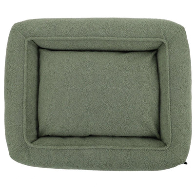 Hondenbed Cocoon Xavi Teddy Olive in 2 maten by Overseas