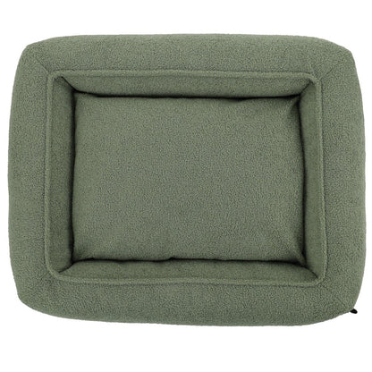 Hondenbed Cocoon Xavi Teddy Olive in 2 maten - depauwwonen