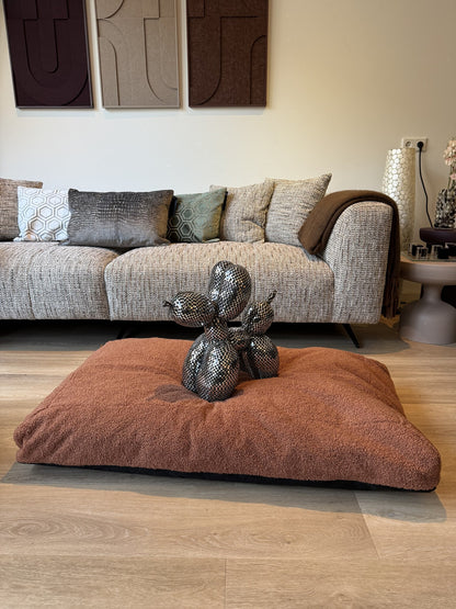 Hondenbed Box Xavi Teddy Taupe in 2 maten - depauwwonen