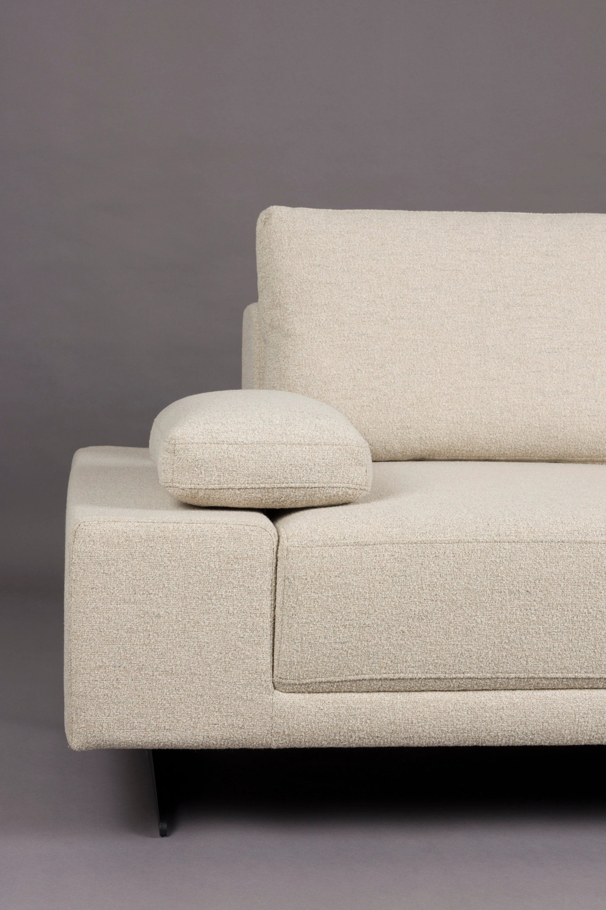 Bankstel Shelly Off-White Right Chaise Longue by Dutchbone