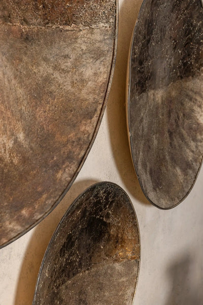 Wandpaneel Jule Gold half mosaic | oily glass S by PTMD