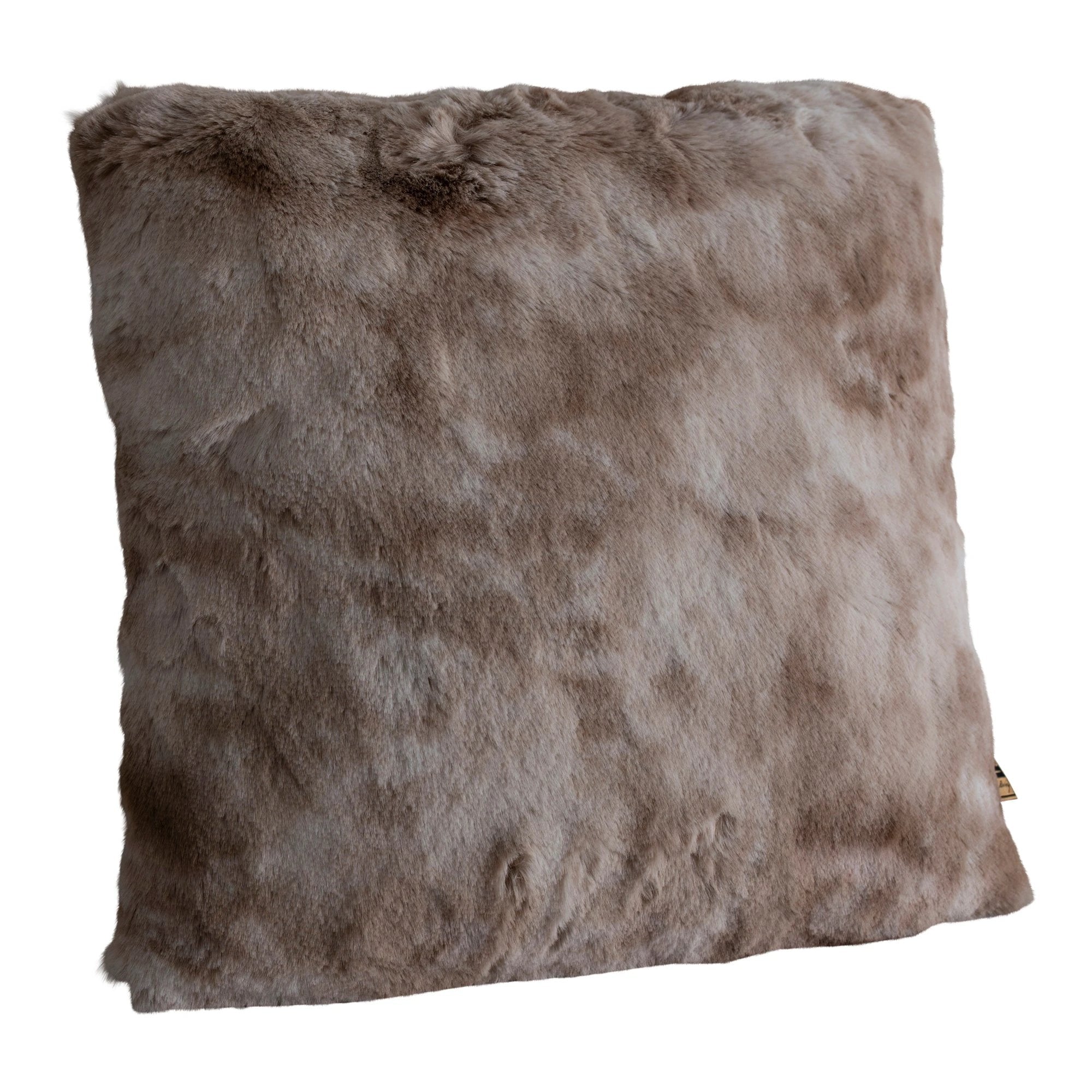 Linde Beige Faux Fur Kussen Vierkant S by PTMD