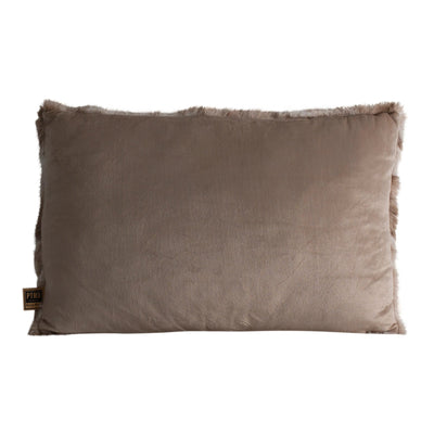 Linde Beige Faux Fur Rechthoekig by PTMD