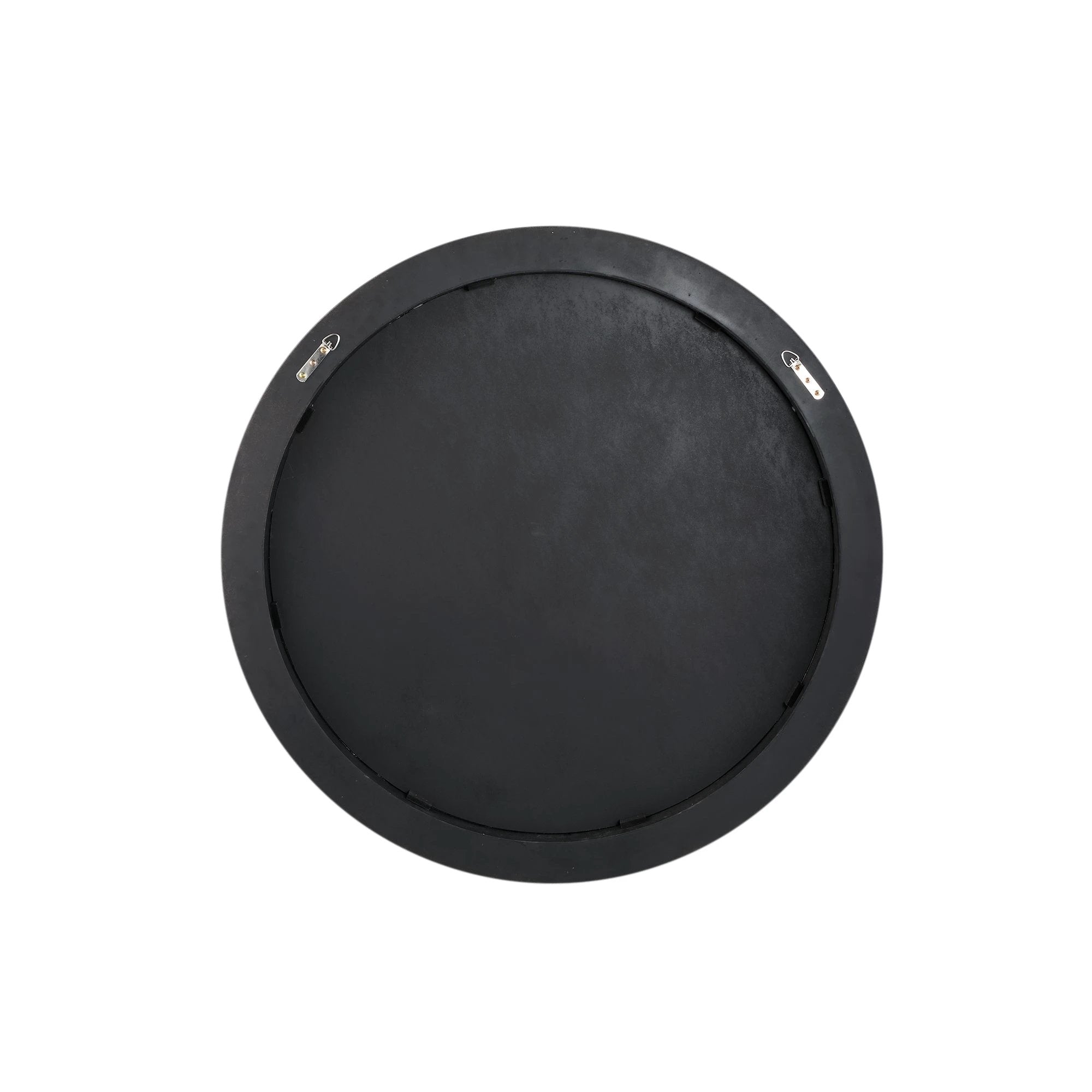 Kleine ronde spiegel van PTMD met natuurlijke afwerking, diameter 101 cm, stijlvolle decoratieve spiegel voor in huis.