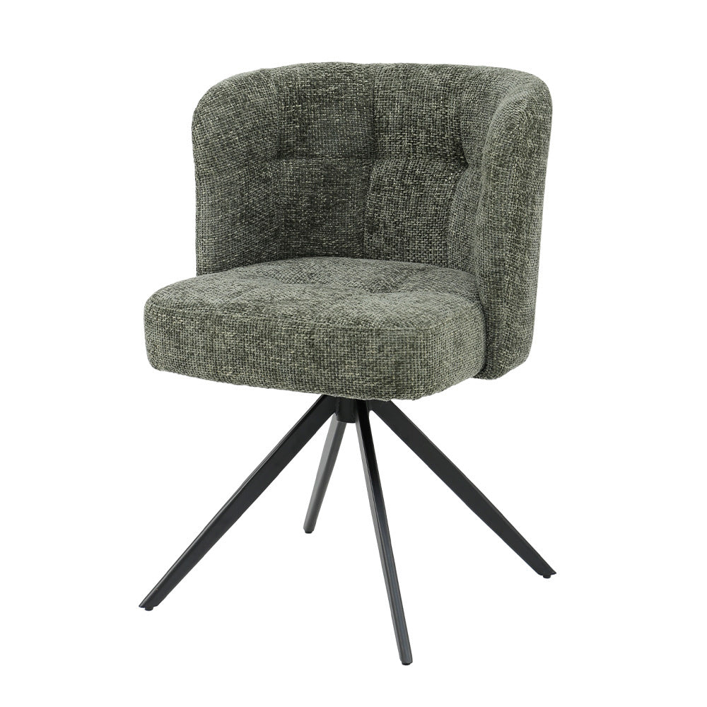 Eetkamerstoel Odin Olijf Draaibaar - S - depauwwonen