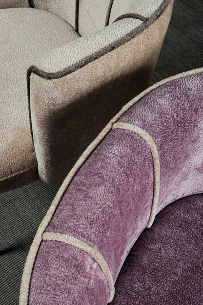 Nell Beige eetkamerstoel aphrodite  beige strepen - depauwwonen