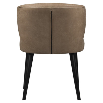 Fiori Taupe terra leather dining chair - depauwwonen