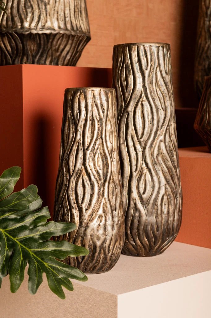 Deandra Pot Zilver Hoog L by PTMD