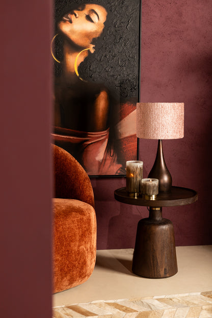 Charlize Bronzen ronde tafellampvoet S - depauwwonen