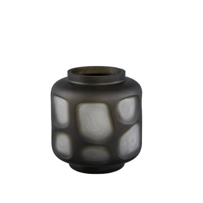 Azize Groene vaas van geslepen glas S by PTMD