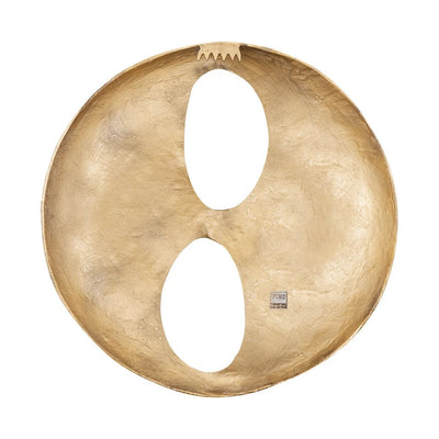 Deuie Messing gegoten aluminium wandpaneel afgerond groot by PTMD