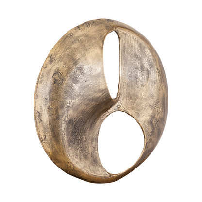 Deuie Messing gegoten aluminium wandpaneel afgerond groot - depauwwonen