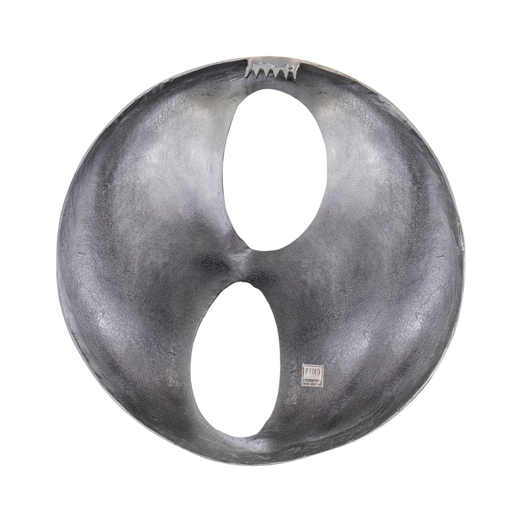 Deuie Nikkel gegoten aluminium wandpaneel afgerond groot. - depauwwonen