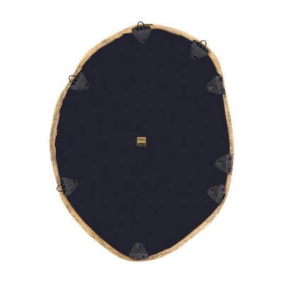 Paislie Brass spiegel rond by PTMD