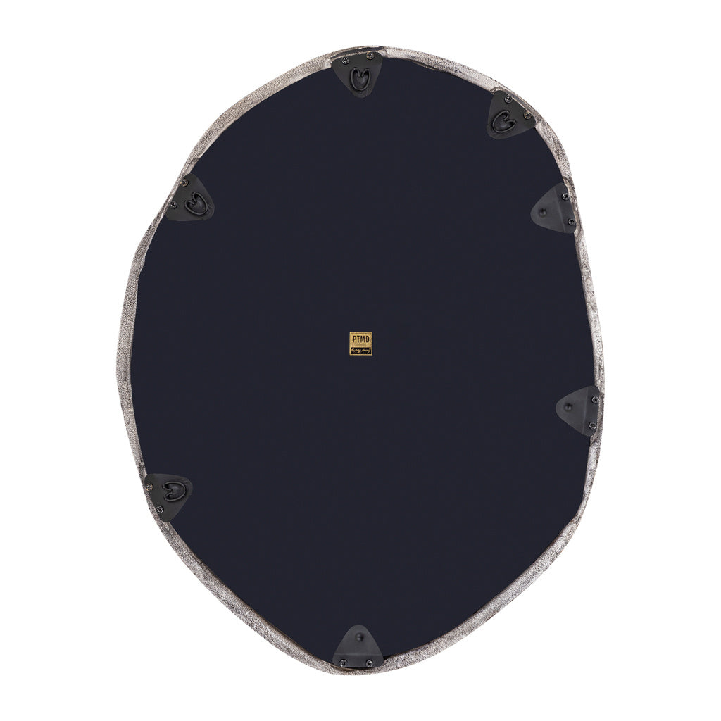 Paislie Nickel spiegel rond - depauwwonen