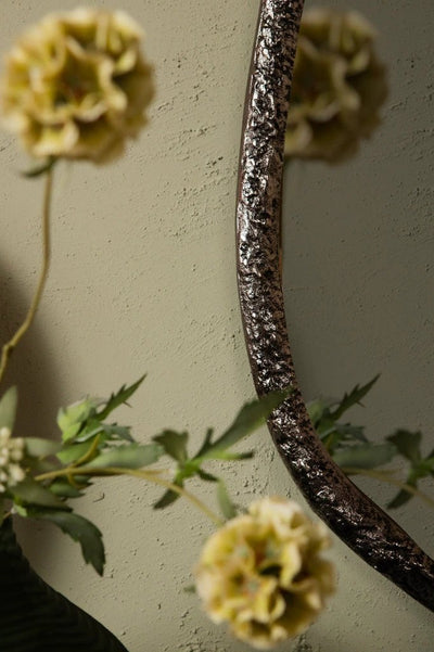 Paislie Nickel spiegel rond by PTMD