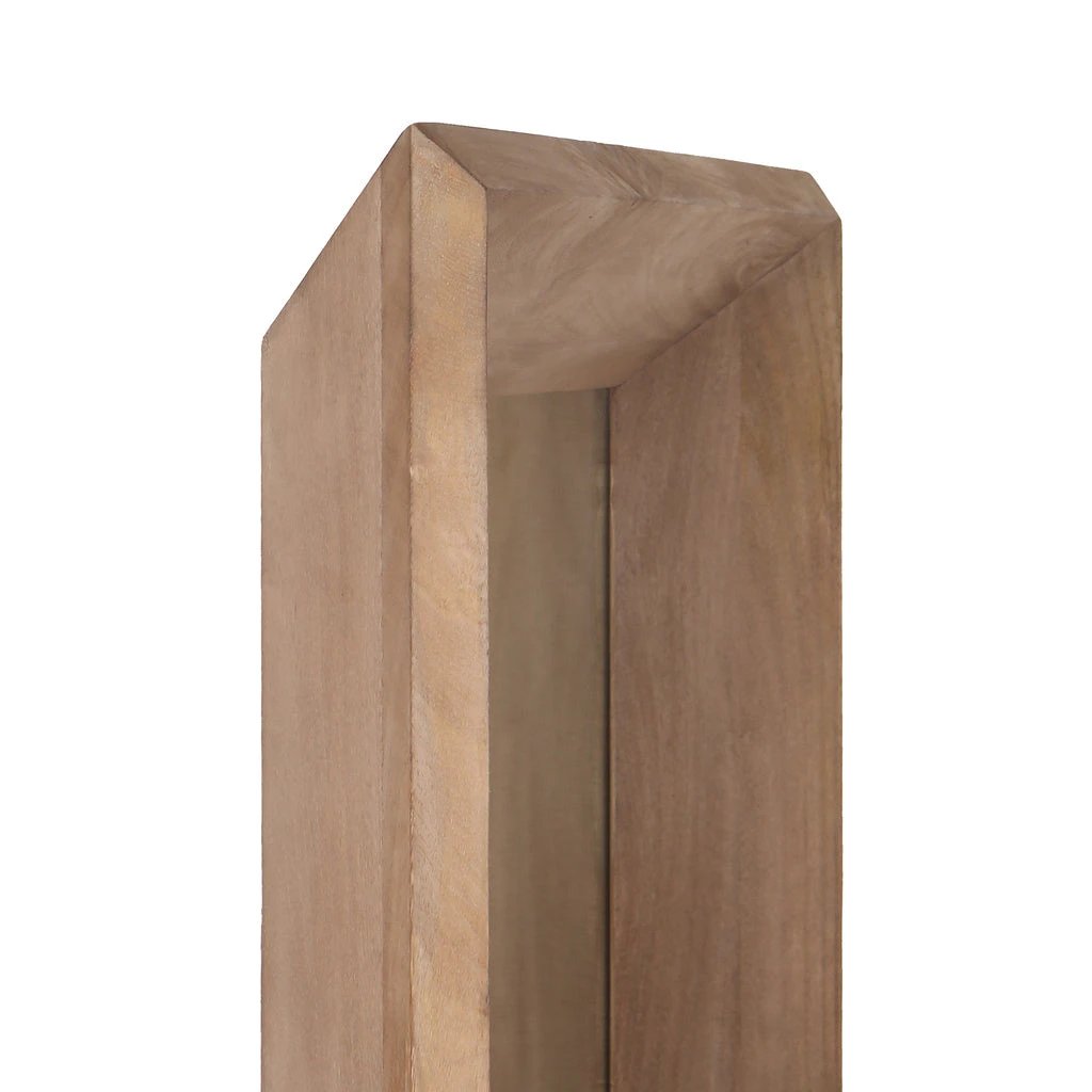 Nicka Natural mango houten rechthoekige spiegel S by PTMD