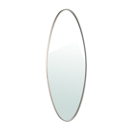 Serine Wit stalen ovale spiegel groot - depauwwonen