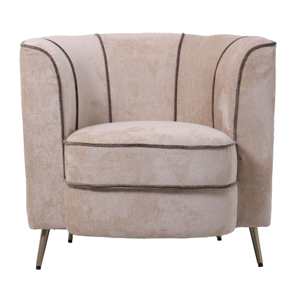 John Beige fauteuil - depauwwonen