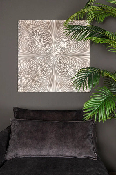 Zapp wit geribbeld wandpaneel vierkant - L by PTMD