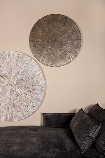 Zapp wit geribbeld wandpaneel rond - L by PTMD