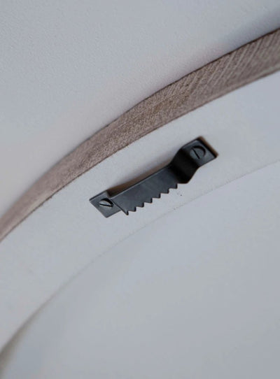 Zapp wit geribbeld wandpaneel rond - S by PTMD