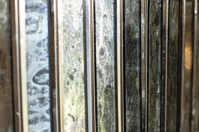 Render Brass ijzeren hanglamp antiek glas by PTMD