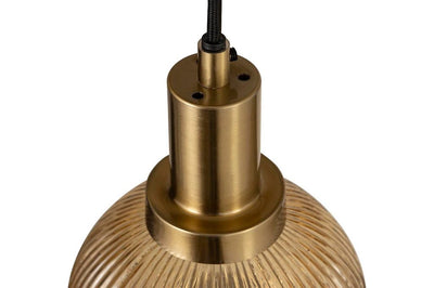 Juliet Amber glazen hanglamp 8 stuks swirl by PTMD