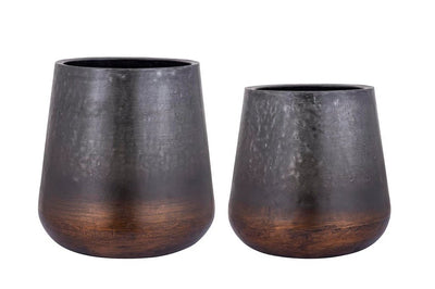 Nouska Pot Zwart en Koper M by PTMD