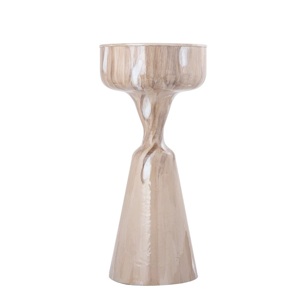 Maran Cream shiny ironsidetable round L by PTMD