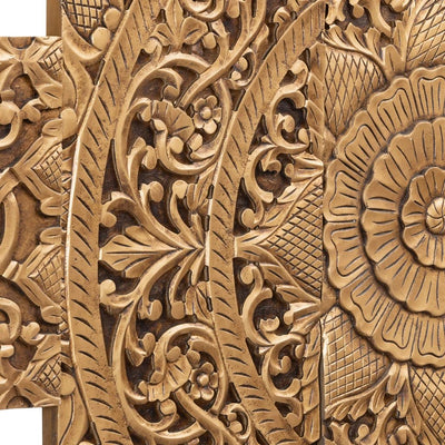 Sharlene Gold MDF antiek gesneden wandpaneel 5 stuks by PTMD
