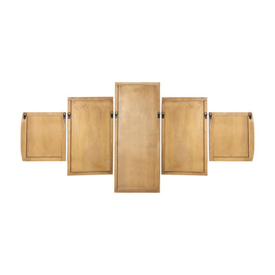 Sharlene Gold MDF antiek gesneden wandpaneel 5 stuks by PTMD