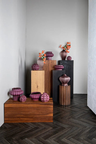 Halde Vaas Paars Hoog by PTMD