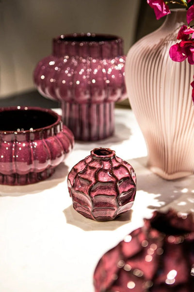 Halde Vaas Licht Paars Hoog by PTMD