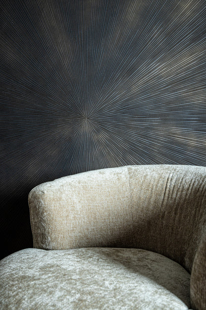 Zapp Black MDF gesneden wandpaneel goud rond - depauwwonen