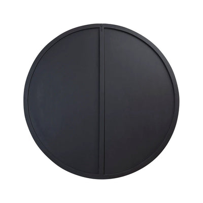 Zapp Black MDF gesneden wandpaneel goud rond by PTMD