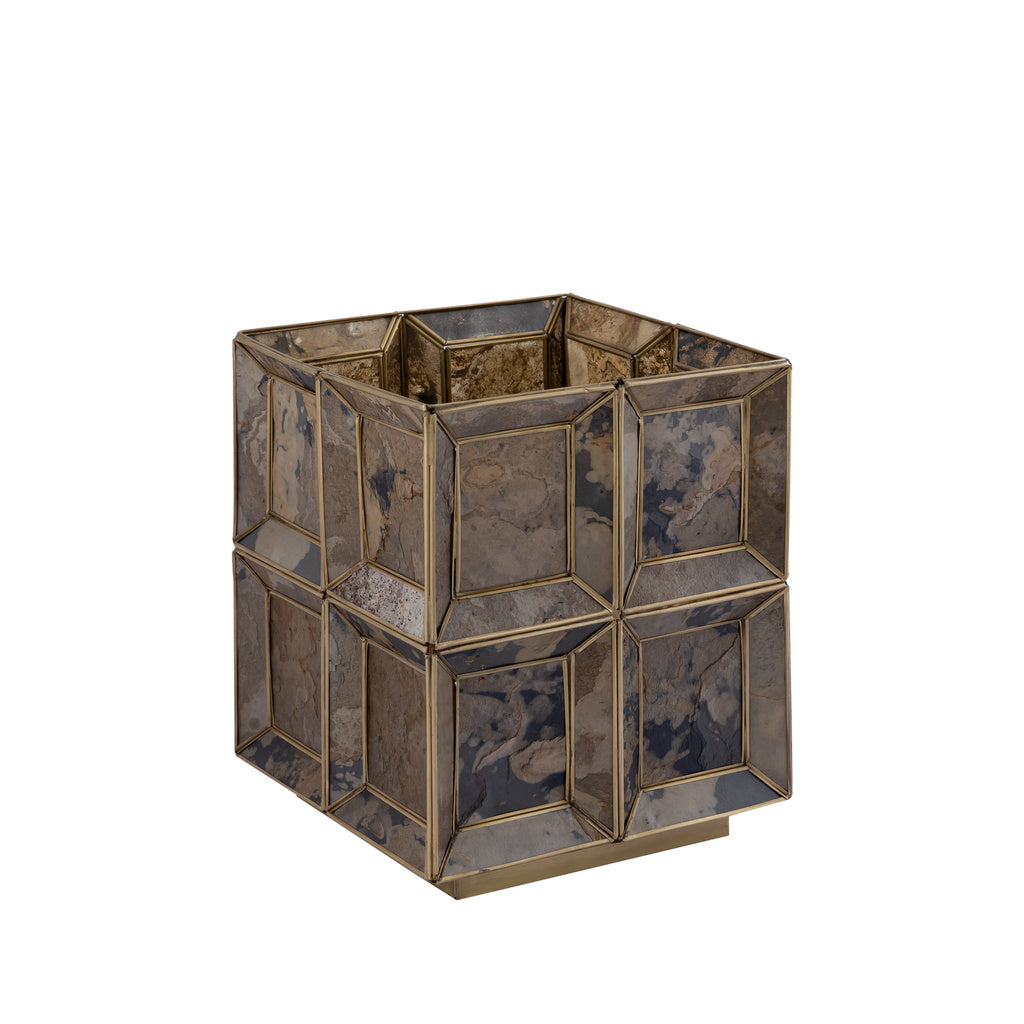 Vertaal Layra Brass steenfineer tafellamp antiek laag naar het Nederlands. - depauwwonen