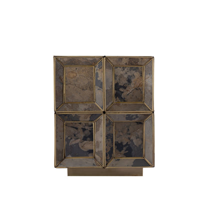 Vertaal Layra Brass steenfineer tafellamp antiek laag naar het Nederlands. - depauwwonen