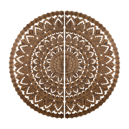 Willian Brown wandpaneel in 2 helften - depauwwonen