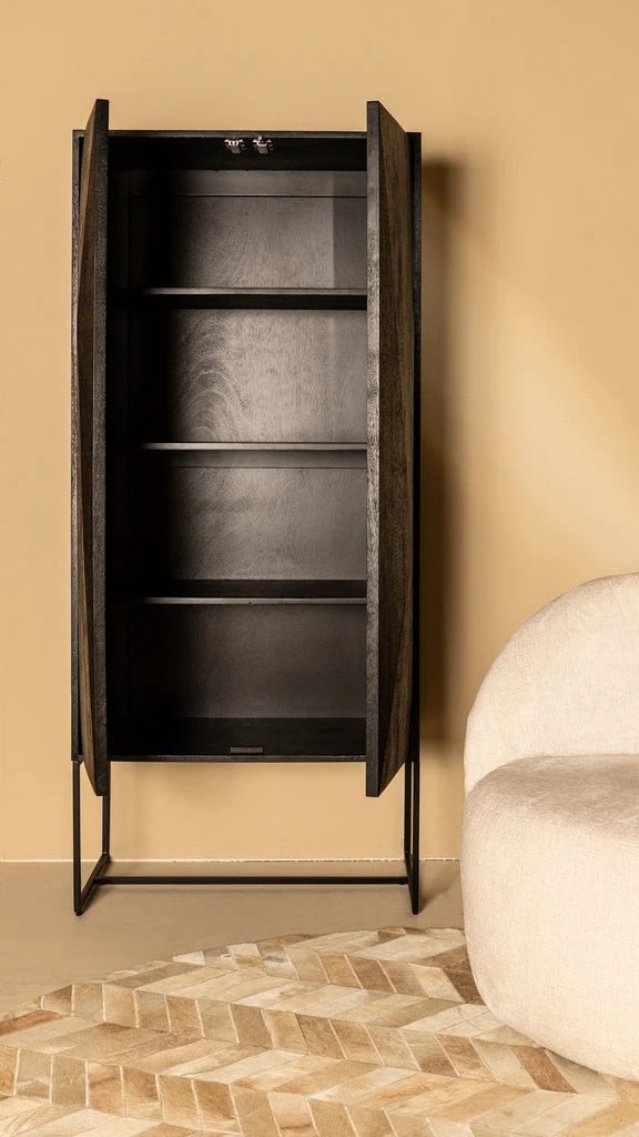 Onyx kast zwart 2 deuren by PTMD