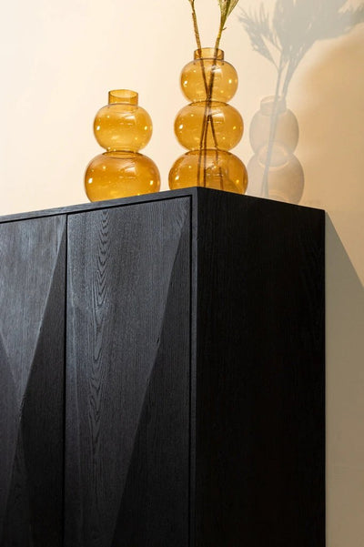 Onyx kast zwart 2 deuren by PTMD