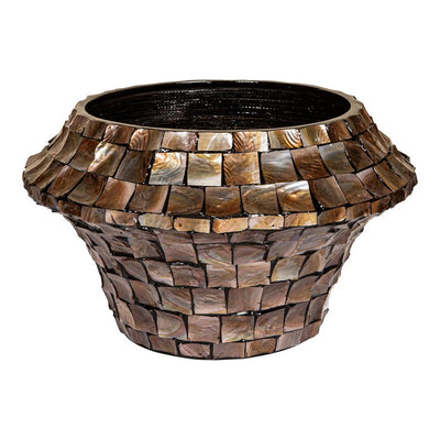 Daven Bronzen poly shell pot rond laag M by PTMD