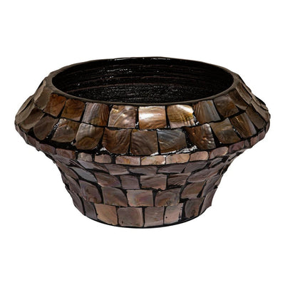Daven Bronzen poly shell pot rond laag S by PTMD