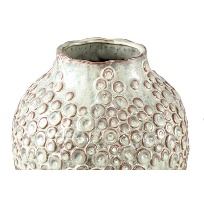 Avis Cream keramische pot met ronde vormige schalen hoog L by PTMD