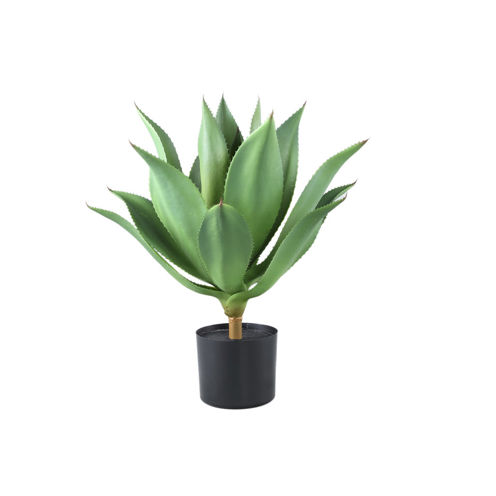 Kunstplant agave in plastic pot - depauwwonen