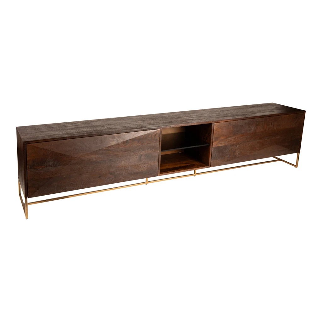 Onyx TV-kast Bruin/Goud by PTMD
