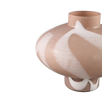 Nuhin Vaas Creme/Wit - depauwwonen