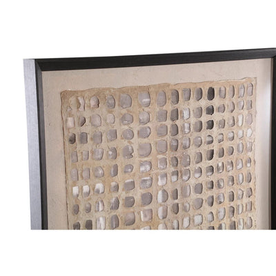 Carmell Cream ingelijst wandpaneel by PTMD